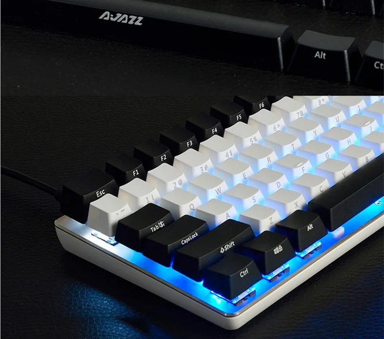 Ajazz AK33 боковые резные колпачки для ключей 82 клавиши панель из сплава USB Проводная
