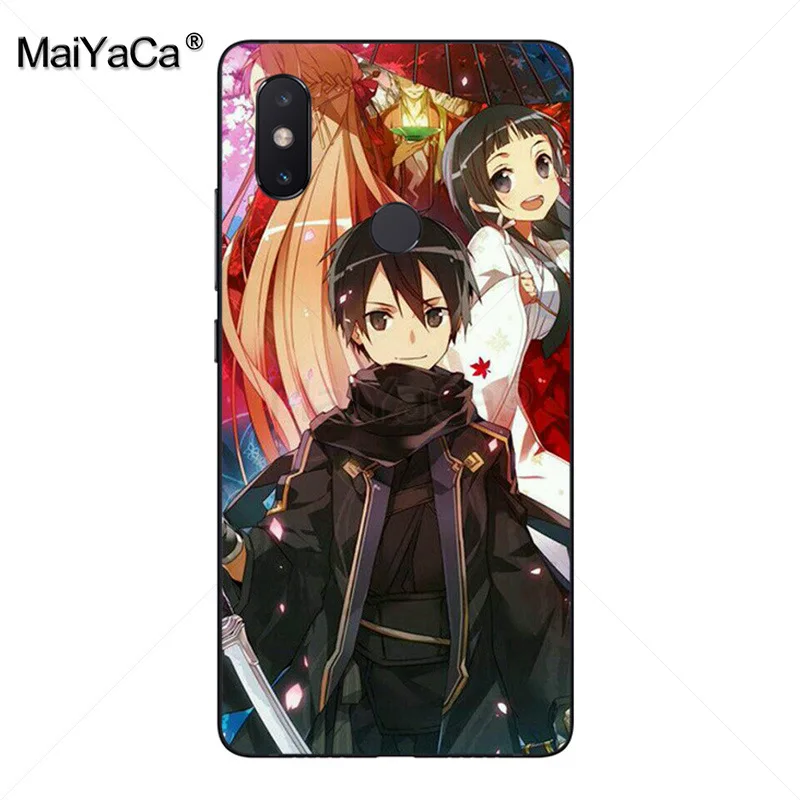 Аксессуары для телефона MaiYaCa Sword Art Online SAO Anime Manga чехол xiaomi mi 8se 6 note2 note3 redmi 5 plus note 4