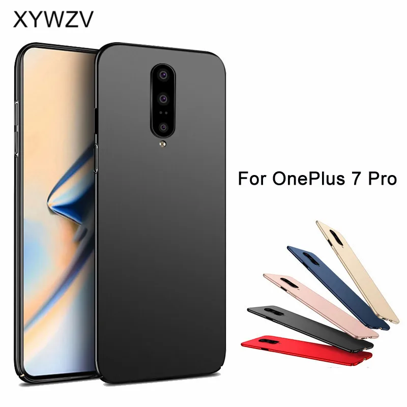 For Oneplus 7 Pro Case Silm Luxury Ultra-Thin Smooth Hard PC Phone Back Cover Fundas |