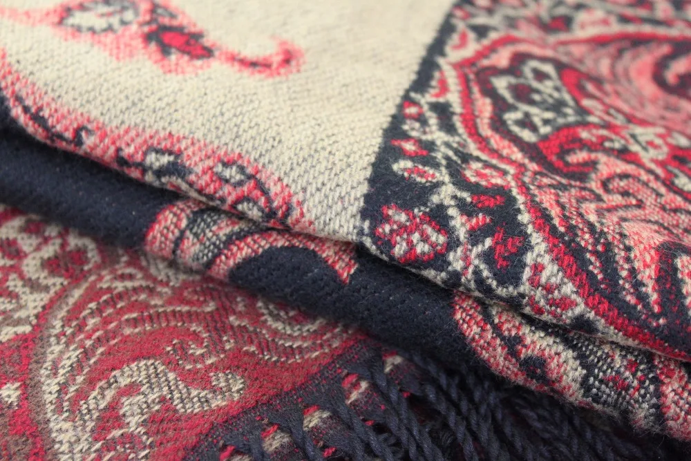 Mocache дамы Шарфы для женщин большой бахромой шаль цветы кашемир банданы хиджаб