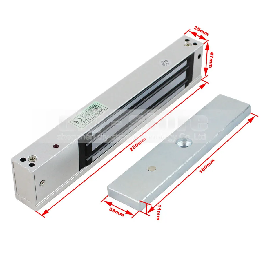 DIYSECUR 125 кГц RFID считыватель Пароль Клавиатура + 280 кг магнитный замок дверной