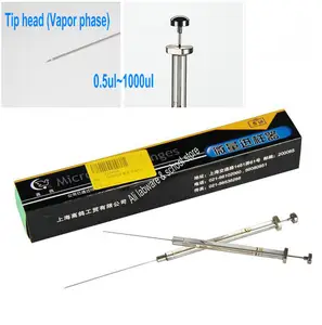 1 шт., шприцы для микролитрового инжектора от 0,5ul до 1000ul, шприц с наконечником для фазы пара