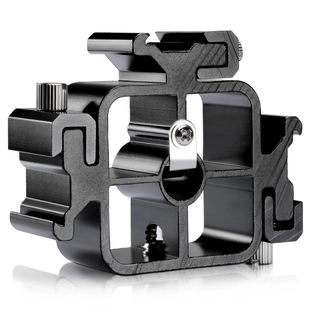 Neewer тройной Горячий башмак Крепление Адаптер для вспышки Держатель кронштейн и