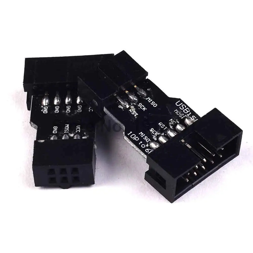 5 шт. 10 контактная 6 плата адаптера для AVRISP MKII USBASP STK500 высокое качество|pin adapter|pin