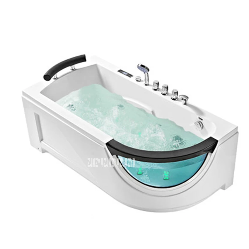 Q307N маленькая современная бытовая ванная ванна высокого качества акриловая ванна термостатическая ванна для серфинга 220 В(1400*770 мм