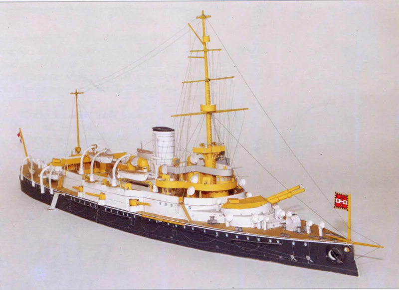 DIY Бумажная модель 1:250 Wien корабль лодка линкор Pepercraft военные Funs подарки мальчик