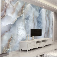 custom abstract marble stone cartoon pink castle wall sticker living room sofa background wall decor wallpaper waterproof mural