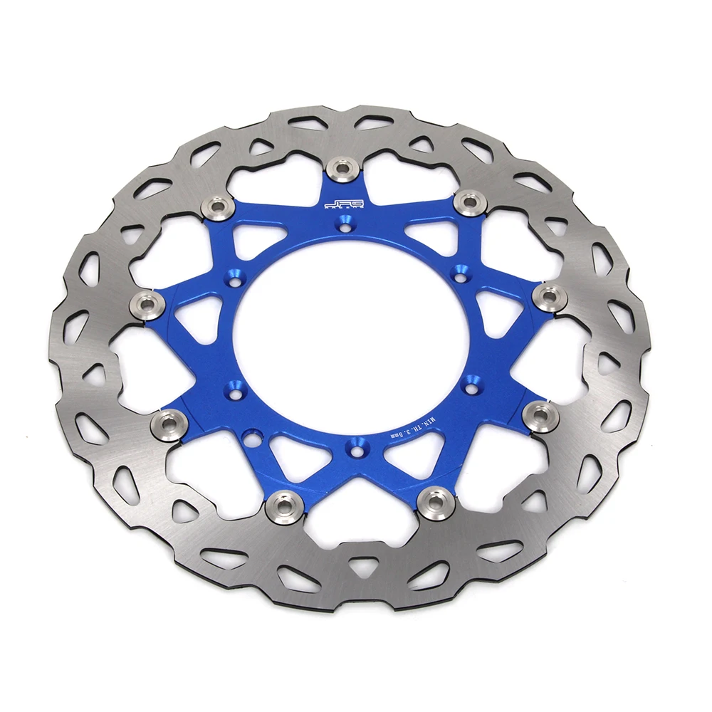 blue disc 320 мм ротор дисковых передних тормозов кронштейн адаптер для KTM EXC XC XCW XCF SX SXC SXS GS MX MXC LC4 2000-2012 Motard Supermoto - Цвет: blue disc