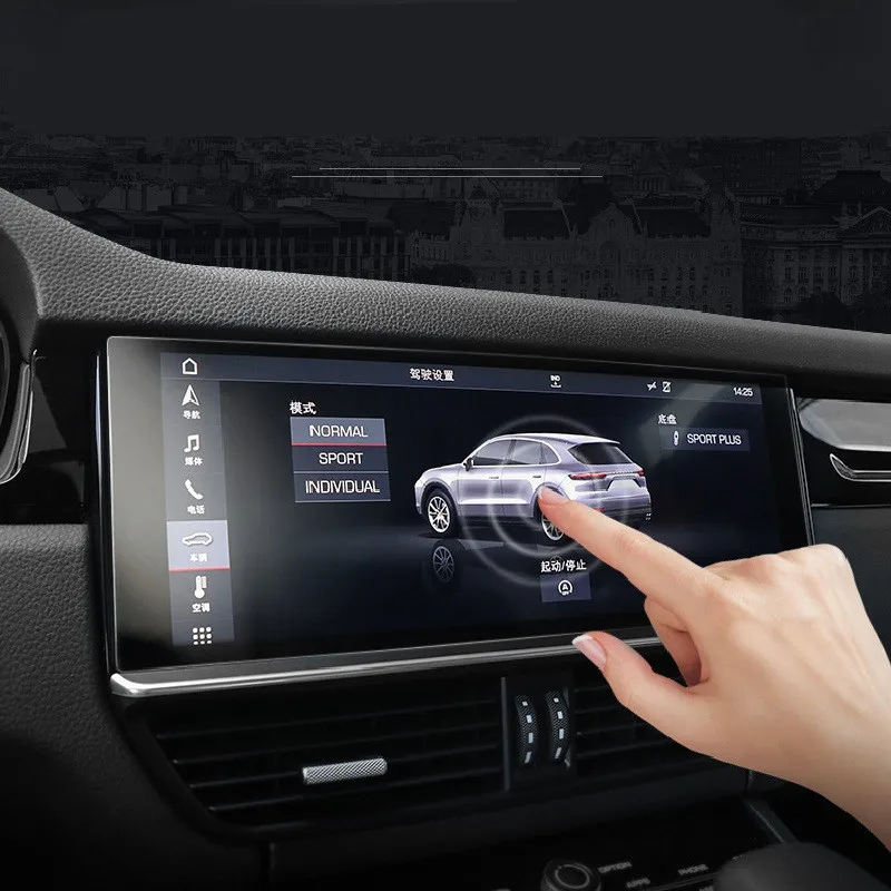 9H прозрачная защитная пленка для экрана Защитная стеклянная Porsche Macan Cayenne Panamera 2014