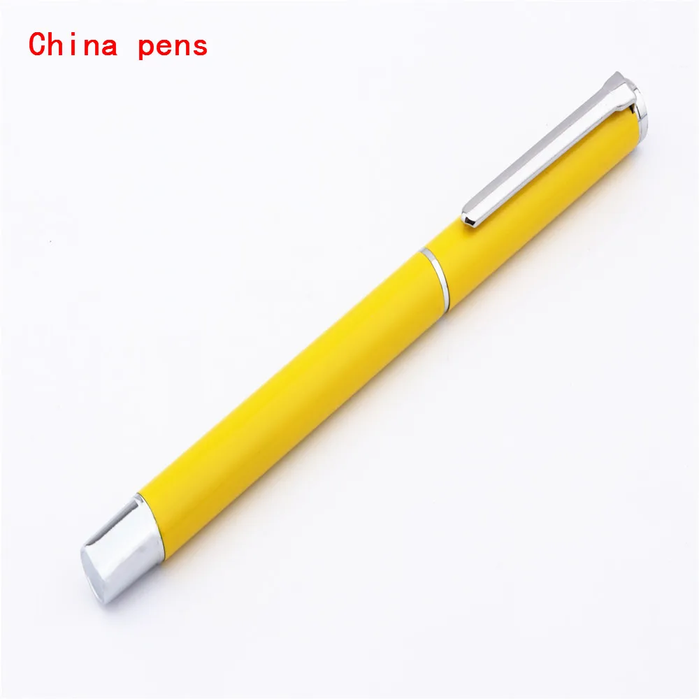 Ручка роллер для бизнеса среднего размера желтого цвета|rollerball pen|business penpen business |