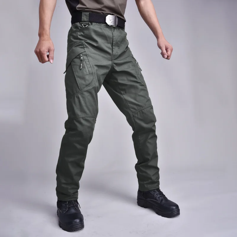 

6XL Plus Size Camouflage Tactical Pants Military Fans Men Outdoor Thin Combat Training Pants Multi-Pocket Trousers Overalls