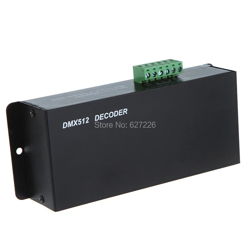DC 12V 24V 4 канала DMX декодер светодиодный контроллер для RGB 5050 3528 полосы светильник и