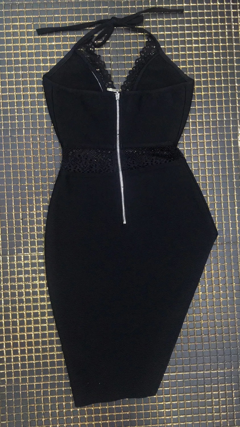 Новинка 2018 летнее сексуальное кружевное асимметричное платье с вырезом на шее