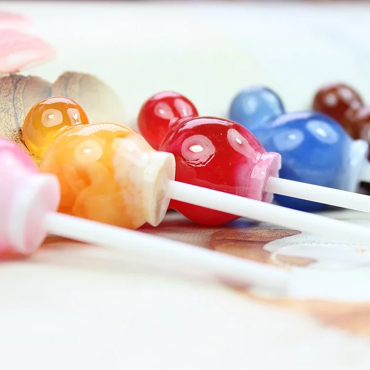 

100pcs/lot Mixed kawaii Solid Resin Mickey Lollipop Candy Cabochon For Resin Handmade Scrapbooking Creative Craft Accessary