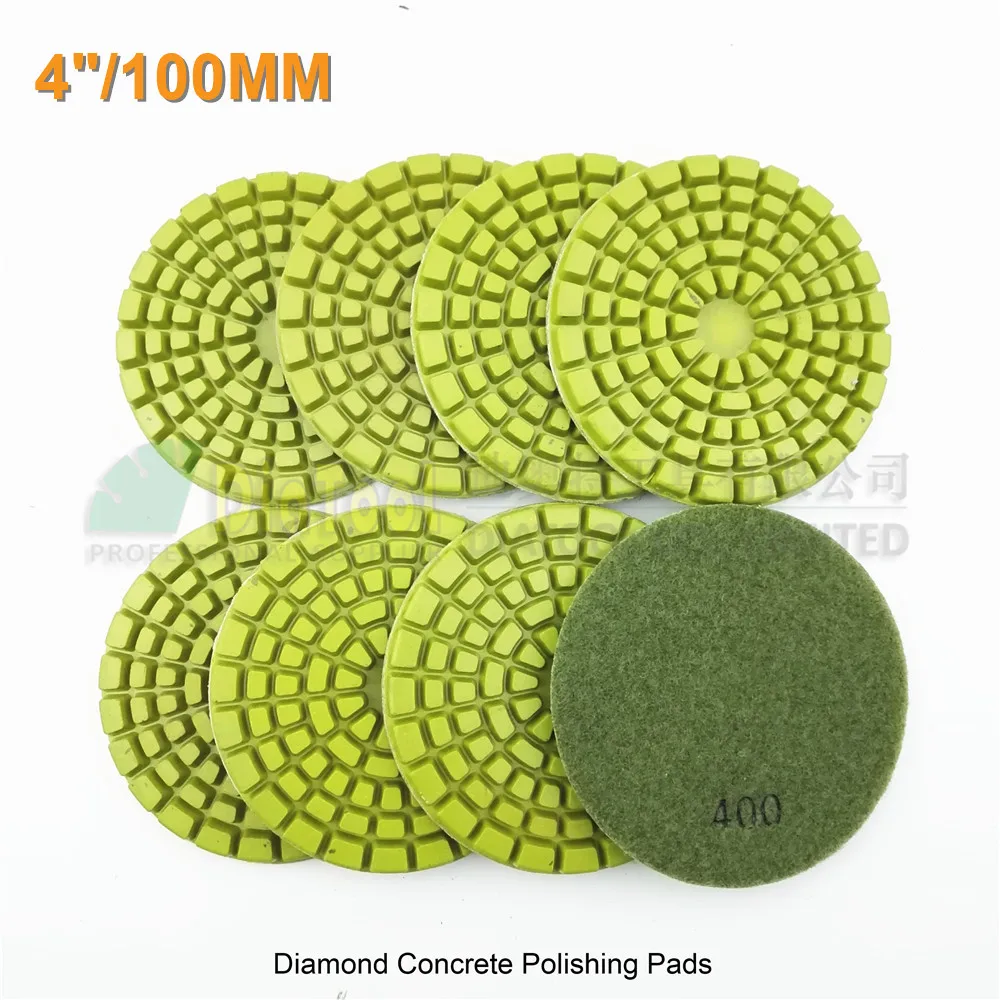 8 шт. утолщенные полимерные диски SHDIATOOL 100 мм|polishing pad|floor polishing padsconcrete floor |