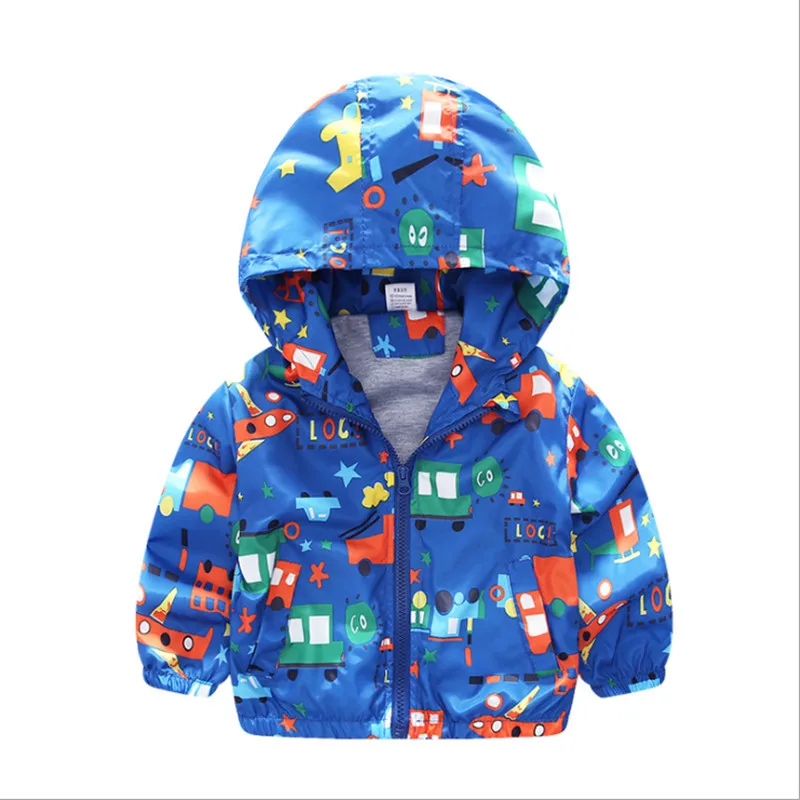 Детская одежда осенние и зимние новые куртка для мальчиков покрыты автомобиля с