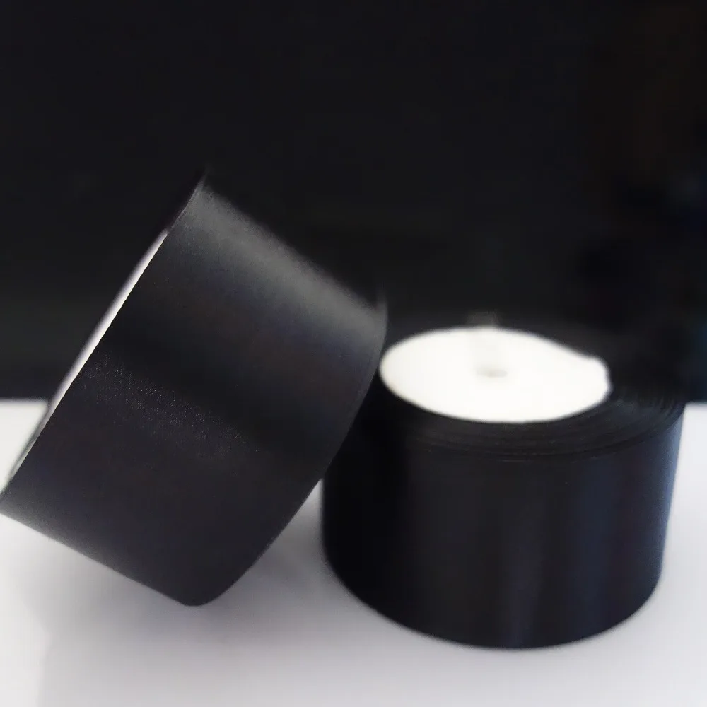 Шелковая атласная лента 25 ярдов 2 дюйма 5 см|25 yard|faced satin ribbonsatin ribbon |