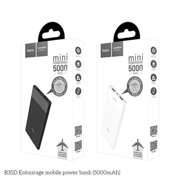 Ультра-тонкий Портативный Мощность банк 5000 мАч светодиодный индикатор