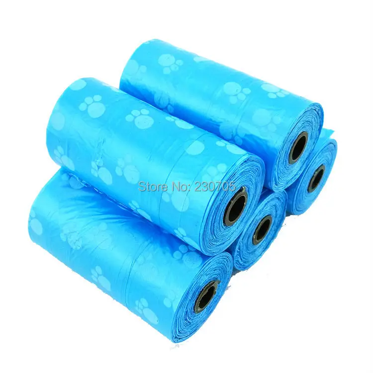 3 рулона/лот ПЭТ Собака биоразлагаемые отходы пупер скрупер мешки на доске для