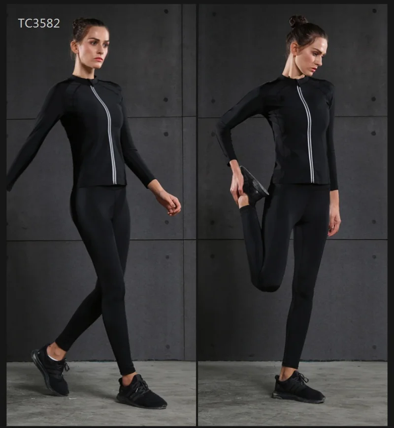 Vansydical,, женские спортивные костюмы, 2 шт., наборы для бега, для похудения, для фитнеса, йоги, костюмы, одежда для спортзала