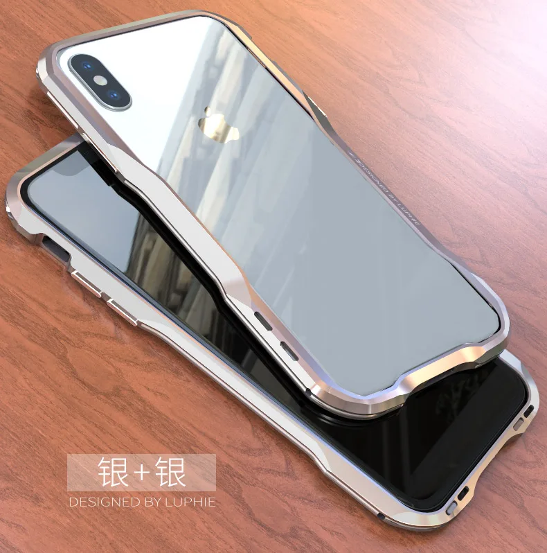 Металлический бампер для iPhone X чехол 10 алюминиевая рамка роскошный корпус противоударный чехол для телефона s для iPhone XS MAX XR жесткий чехол Аксессуары