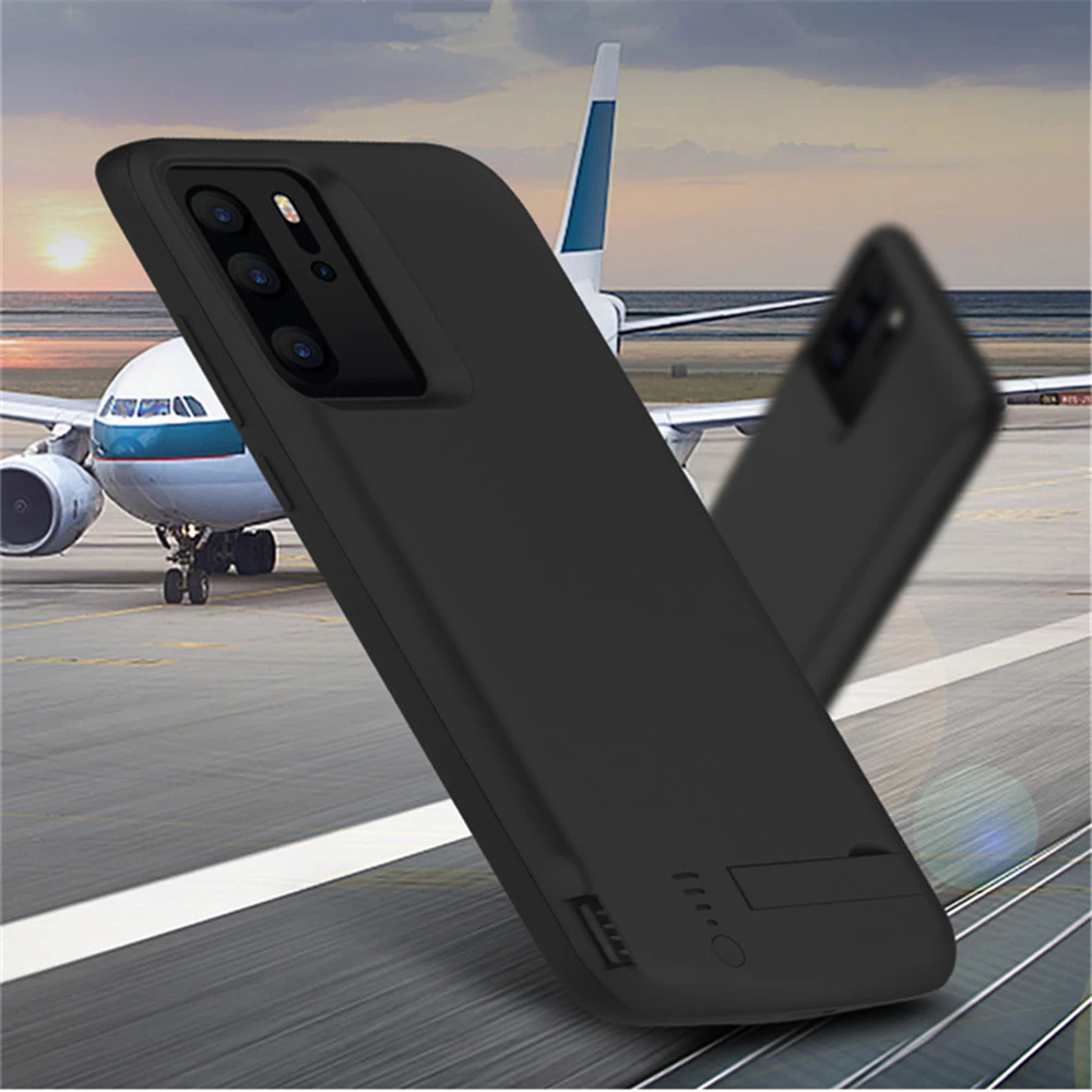 Чехол с внешним аккумулятором на 5000 мАч для Huawei P30 Pro чехол зажимом задней панели