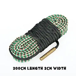 130 см Длина 2 см Ширина пистолет Boresnake чистящее средство для Калибр. 380 9 мм. 38 357 винтовки набор для чистки пистолета ружье OS33-0164