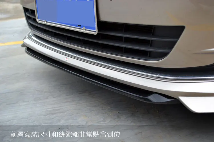 GOFLIATH PP передний бампер для губ Диффузор для VW golf 7 VII MK7 стайлинга автомобилей не GTI и Rline