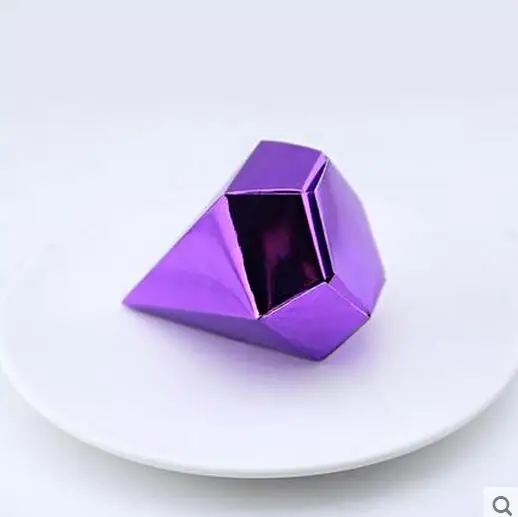 50 шт. в форме бриллианта коробка конфет для свадьбы товары дня рождения свадебные