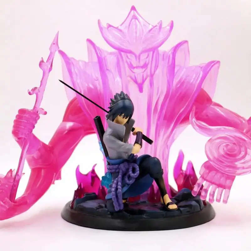 Наруто Саске фигурка Susanoo tempesuous God of Valour Edition модель игрушки 30 см