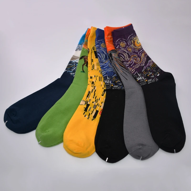 6 шт. = 3 дюйма мужские хлопковые носки | Мужская одежда