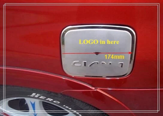 Наклейка на бензобак автомобиля из нержавеющей стали крышка топливного бака