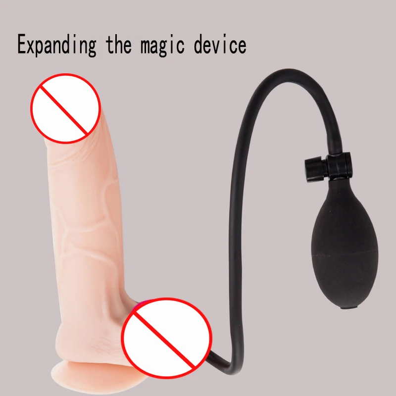 Женский оргазм огромный надувной пенис фаллоимитатор Анальная пробка на