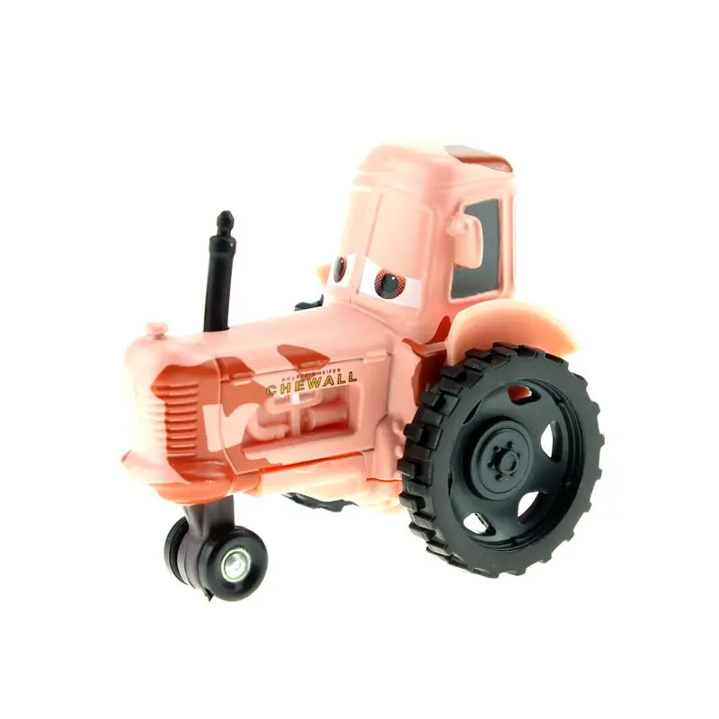 4 шт./лот Disney Pixar машинки Tracter Chewall Лиззи профессора Z 1:55 Diecast металлического сплава