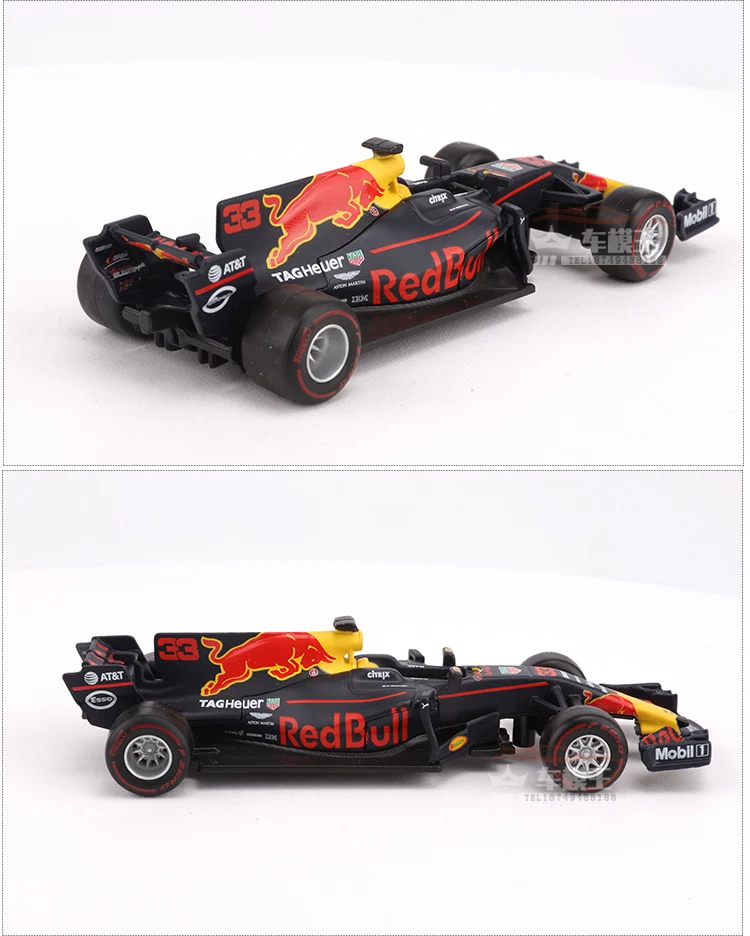 1:32 модель автомобиля из сплава для Red Bull F1 formula one с управлением на рулевом колесе переднее рулевое колесо игрушка для детей