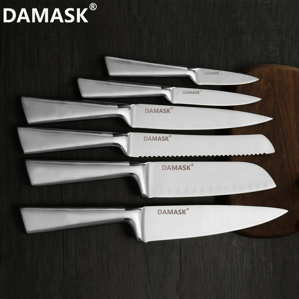 Набор кухонных ножей Damask набор из нержавеющей стали Европейский нож шеф повара