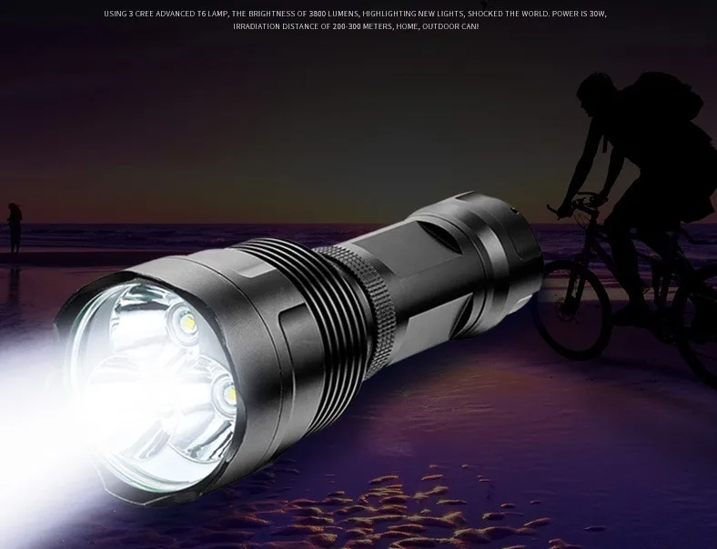 Tinhofire T13-16 13/14/15/16 T6 CREE XM-L T6 20000 люмен 5 режимов работы светодиодный вспышка светильник фонарь лампа светильник черный 18650/26650 Батарея