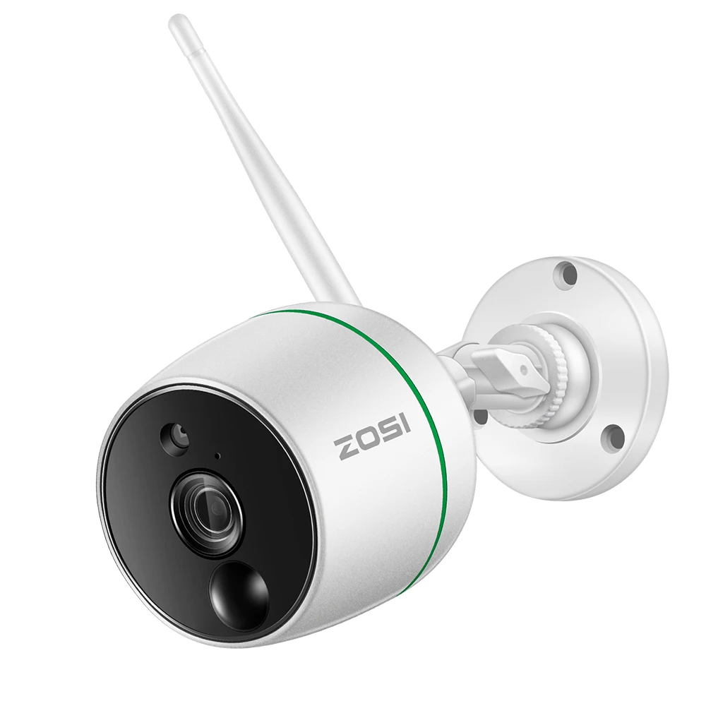 ZOSI Full HD 1080P беспроводная ИК ночного видения SD карта Wifi CCTV видео камера для системы наблюдения монитор 2MP Пуля IP камера