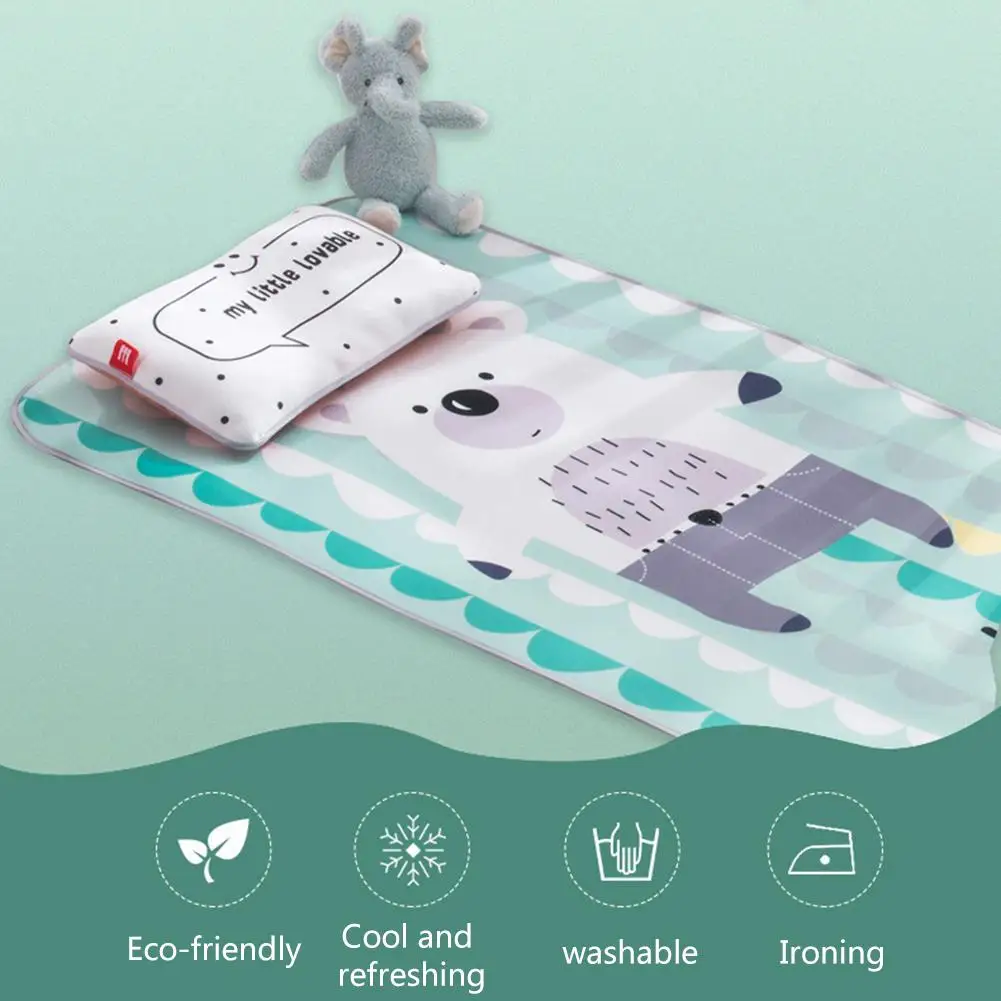 Постельное белье для детской кроватки мягкий дышащий комплект из матраса и