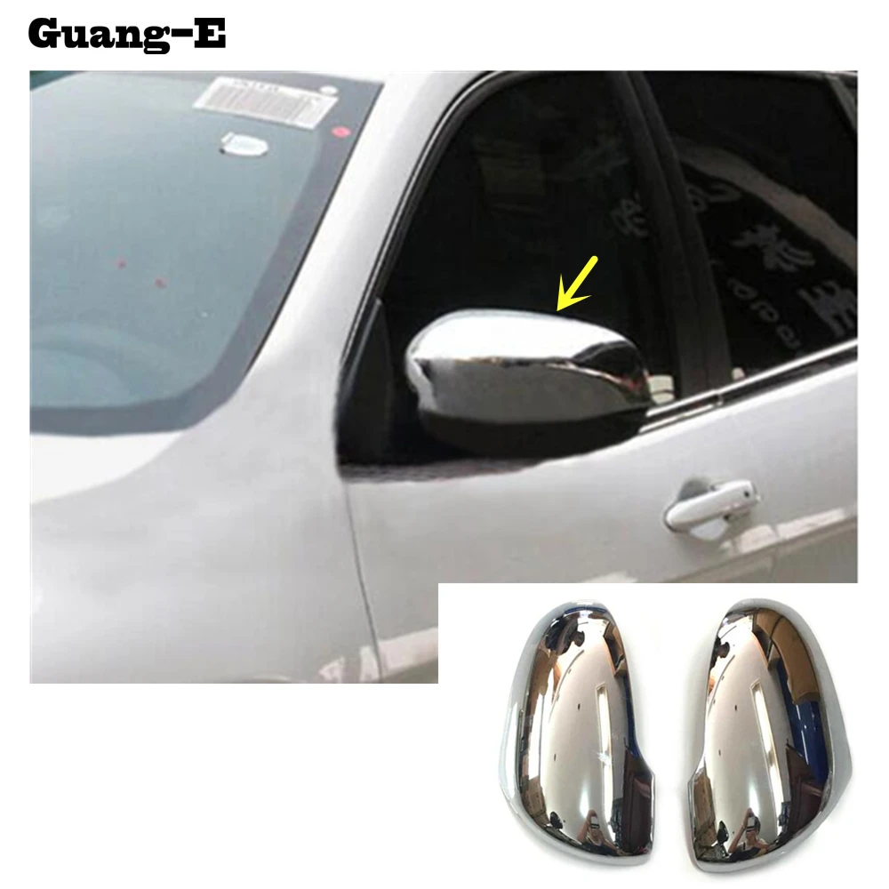 ABS хромированное украшение для автомобиля вид на ухо боковое стекло заднего вида