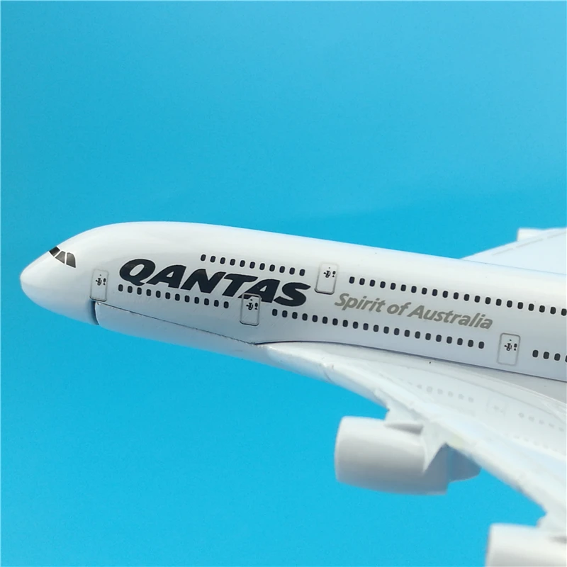 16 см A380 в австралийском стиле с трёхмерными чертёжами QANTAS модель самолета
