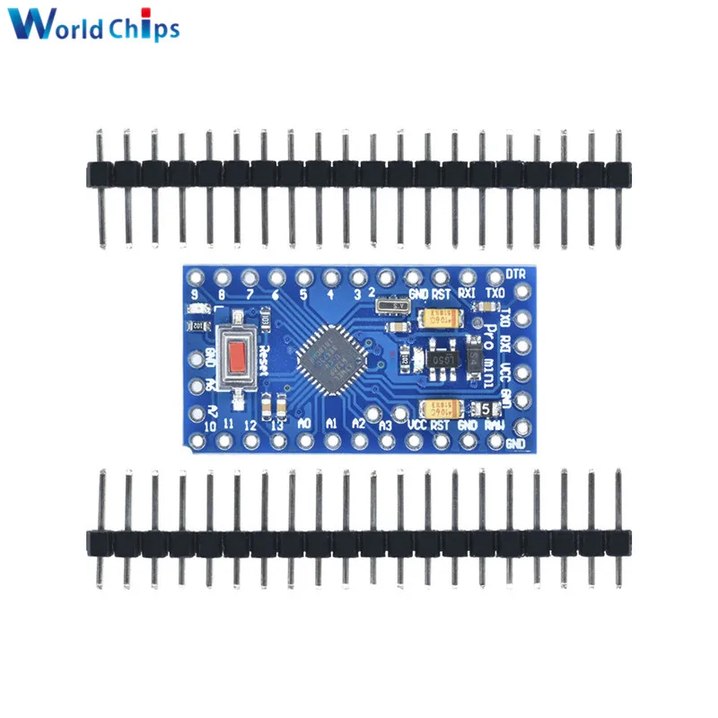 10 шт. плата Atmega328P Pro Mini 328 Atmega328 5 в 16 МГц м модуль платы для Arduino совместимый с Nano Micro