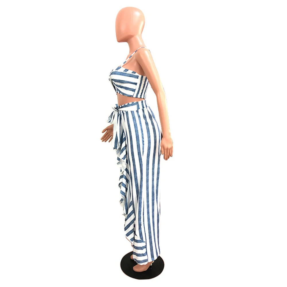 Женский Повседневный комплект из 3 предметов накидка + кроп топ длинные штаны с