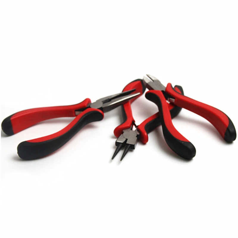 1 набор (3 шт.) Обжимные щипцы инструменты плоскогубцы ювелирные ручные