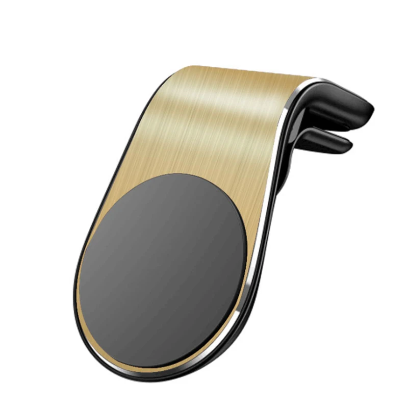 gold Магнитный держатель для телефона на Xiaomi Pocophone F1 huawei Автомобильный gps Вентиляционное крепление магнит Подставка для сотового телефона держатель для iPhone 7 samsung - Цвет: gold