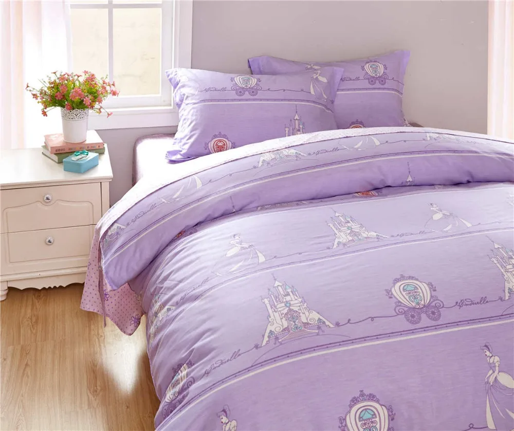 Одеяло принцессы Комплект постельного белья из хлопка постельное белье с