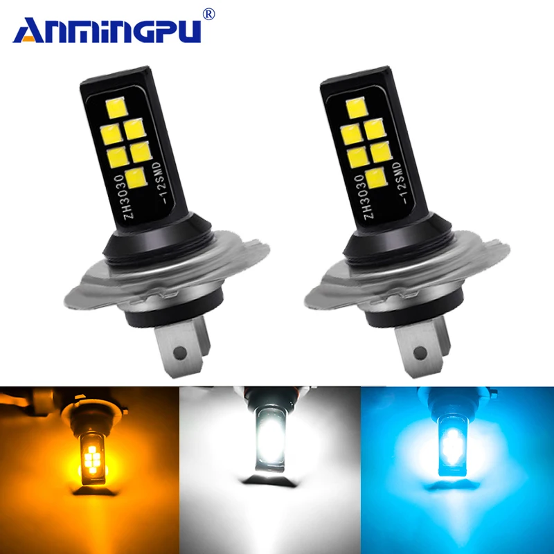 NLpearl 2x H11 светодиодная Автомобильная противотуманная фара H1 H3 Led H7 9005 HB3 9006 HB4 H9 H8