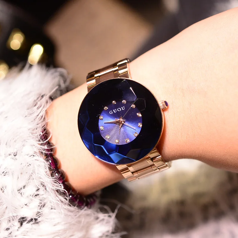 Модные брендовые кварцевые часы водонепроницаемые женские браслет из
