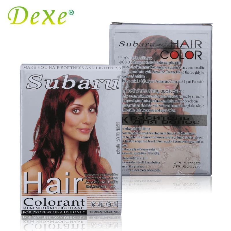 Золотой Блонд Dexe бренд 2 шт./компл. краска для волос крем + дикислородное молоко DIY