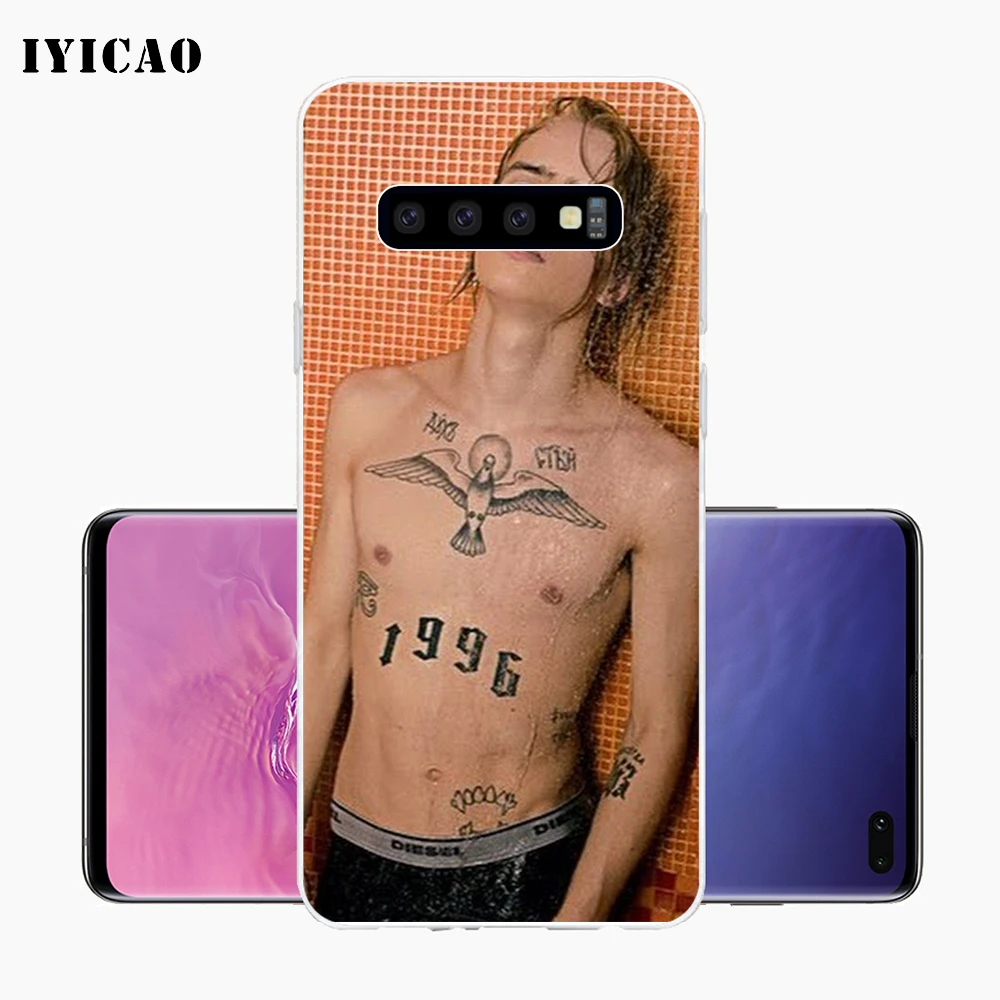 Силиконовый чехол для телефона IYICAO мягкий из ТПУ Samsung Galaxy S10e S10 S9 S8 Plus S7 Edge |